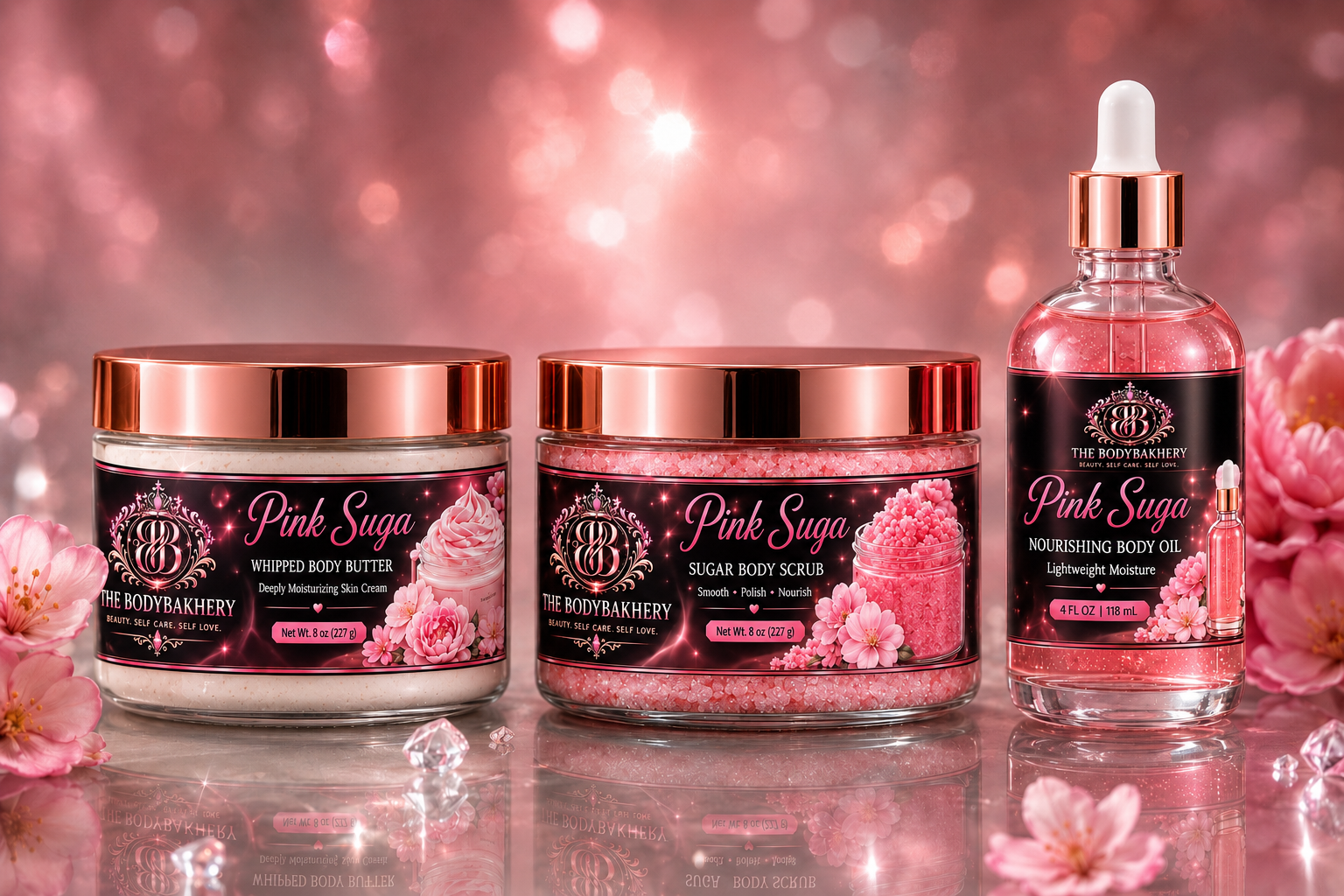 Bake & Glo 3 piece set