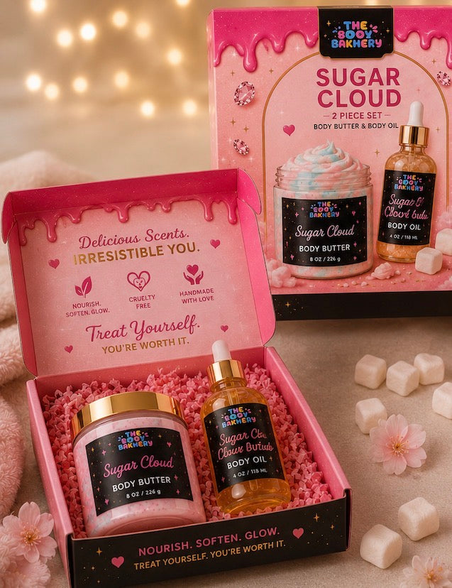 Just Glo 2-Piece Body Care Set - The Body BakHery