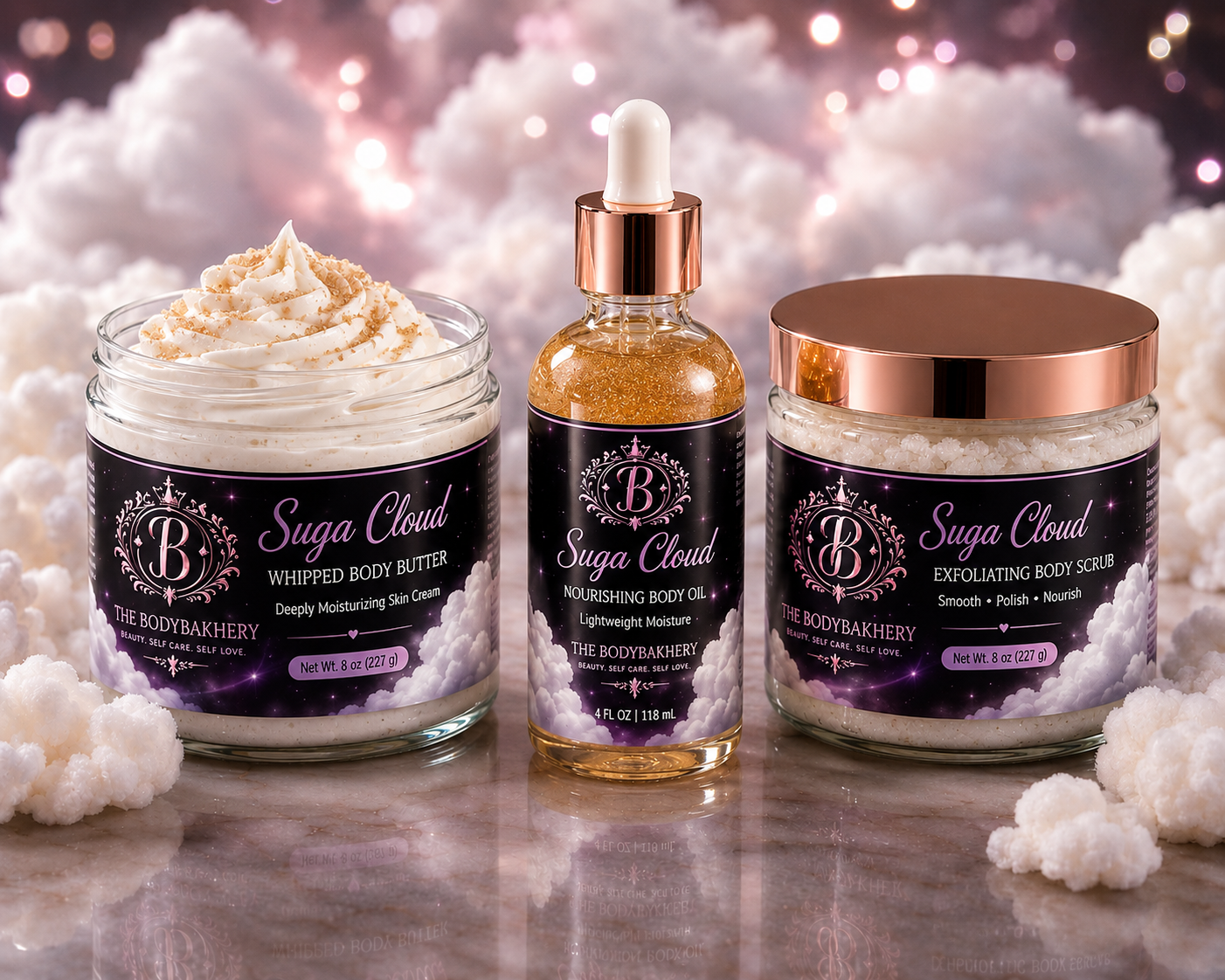 Suga Cloud Body Care Collection - The Body BakHery